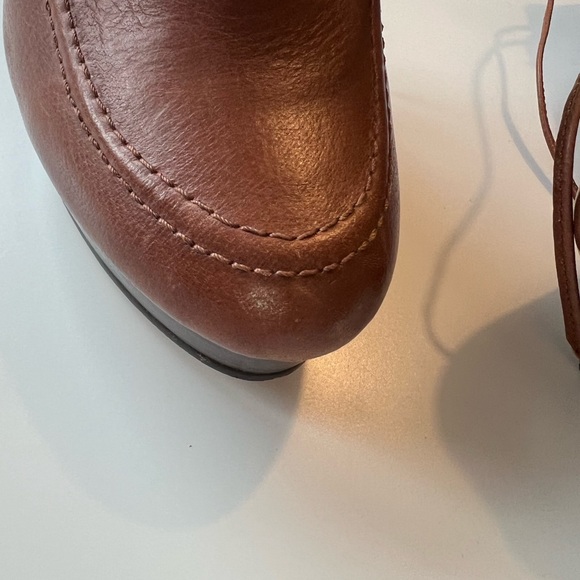 [SOLD] Kelsi Dagger Evonne Brown Leather Booties - Picture 5 of 9